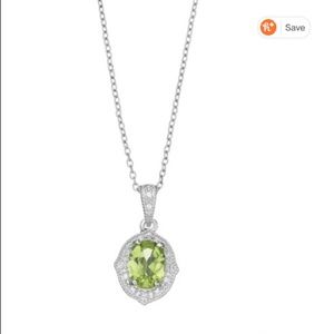 Radiant Gem Peridot Necklace